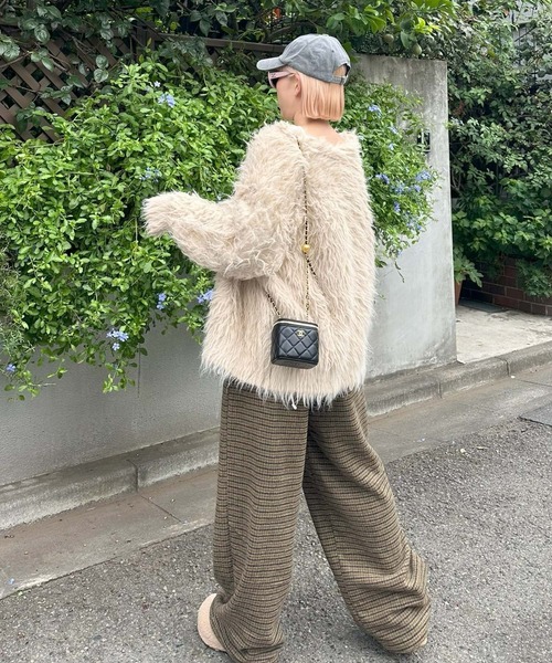 Alley Tokyo(アリートーキョー)の「【セットにもなる!】チェック太パンツ(その他パンツ・レディース・グリーン/ブラウン・FREE)」の21枚目の写真
