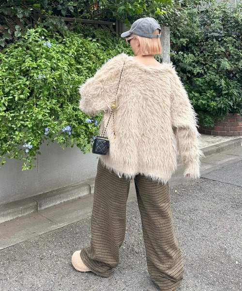 Alley Tokyo(アリートーキョー)の「【セットにもなる!】チェック太パンツ(その他パンツ・レディース・グリーン/ブラウン・FREE)」の20枚目の写真