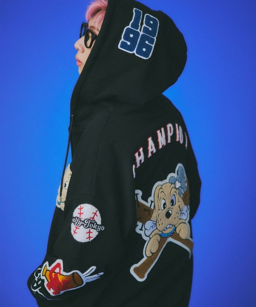 ガルフィーパーカー　刺繍ロゴ　ワッペン　ＬグレーGALFY中型犬 楽天市場】2023年秋冬物新作 GALFY.E.L.N/ガルフィー【送料無料
