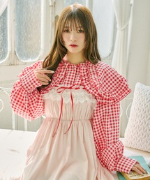 kutir | 【クティールとレトロ】ダブル襟フリルアソートブラウス(シャツ/ブラウス)