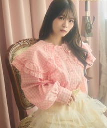 kutir | 【クティールとレトロ】ダブル襟フリルアソートブラウス(シャツ/ブラウス)