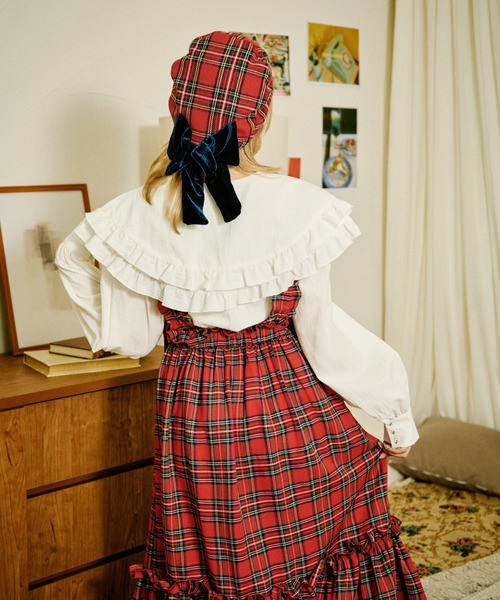 kutir(クティール)の「【クティールとレトロ】ダブル襟フリルアソートブラウス(シャツ/ブラウス・レディース・オフホワイト/ブラウン/グリーン/イエロー/レッド・FREE)」の22枚目の写真