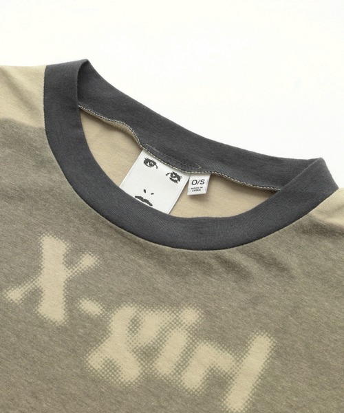 HAZY LOGO L/S BABY TEE（Tシャツ/カットソー）｜X-girl（エックス