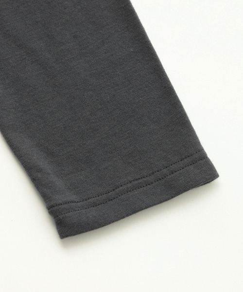 X-girl(エックスガール)の「HAZY LOGO L/S BABY TEE(Tシャツ/カットソー・レディース・ホワイト/チャコール・ONE SIZE)」の7枚目の写真