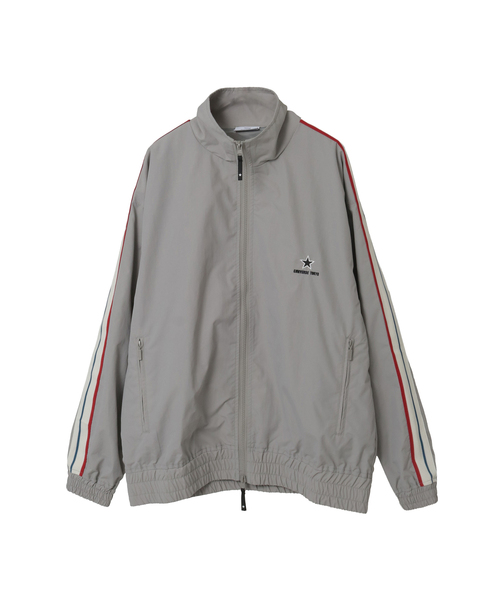 CONVERSE TOKYO（コンバーストウキョウ）の「SIDE LINE NYLON TRACK JACKET(UNISEX)（ミリタリージャケット・レディース・ブラック/チャコールグレー/ライトグレー/カーキ・SMALL/MEDIUM）」の3枚目の写真