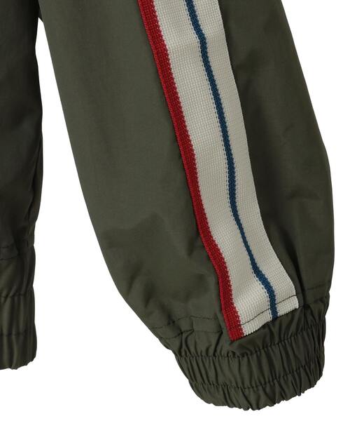 CONVERSE TOKYO（コンバーストウキョウ）の「SIDE LINE NYLON TRACK JACKET(UNISEX)（ミリタリージャケット・レディース・ブラック/チャコールグレー/ライトグレー/カーキ・SMALL/MEDIUM）」の17枚目の写真