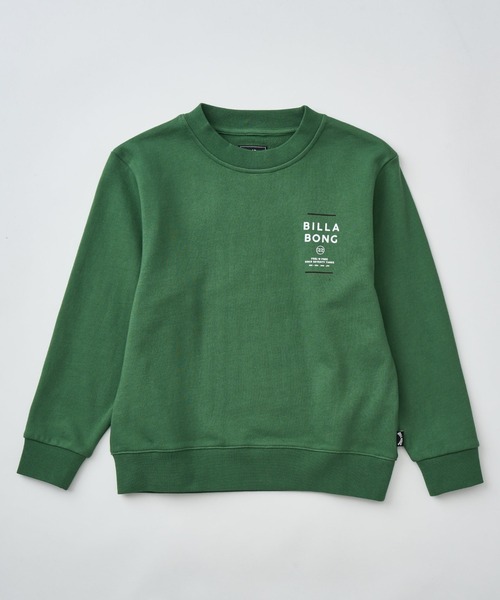 BILLABONG（ビラボン）の「BILLABONG キッズ SUN BLOCK トレーナー 【2025年秋冬モデル】/ビラボンキッズバックロゴプリントプルオーバースウェットトレーナー（スウェット・キッズ・ブラック/グリーン・160/150/140）」の8枚目の写真