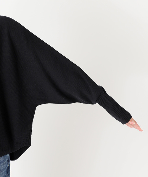 WEB限定 / 追加3》バルキーヤーンドルマンロングリブニット（ニット