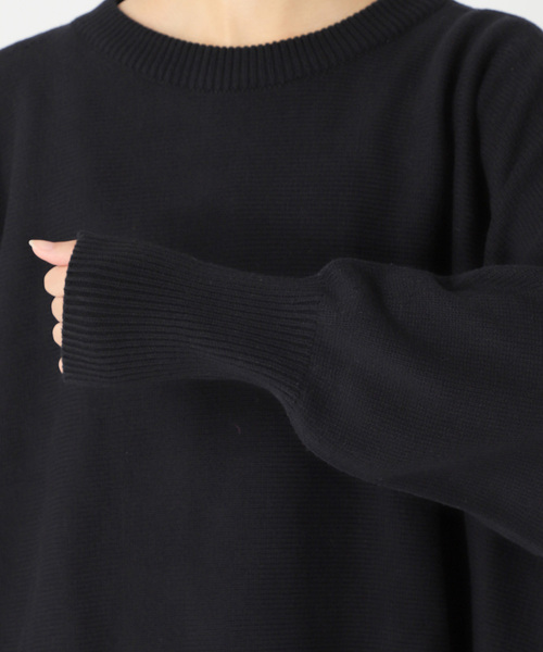 WEB限定 / 追加3》バルキーヤーンドルマンロングリブニット（ニット