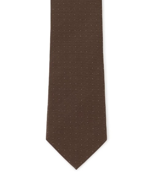Perfect Suit FActory（パーフェクトスーツファクトリー）の「レギュラーネクタイ　ドット柄　ワイン/ブラウン/ネイビー（ネクタイ・メンズ・ワイン/ブラウン/ネイビー・FREE）」の6枚目の写真