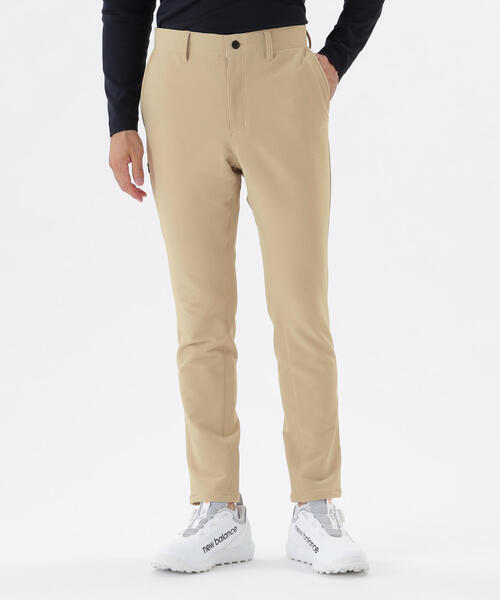 新品　ニューバランスゴルフ　パンツ　ストレッチ　秋冬　ウエストゴム　ベージュ　4 セール】【new balance golf】撥水 4WAYストレッチ ロングパンツ (MENS