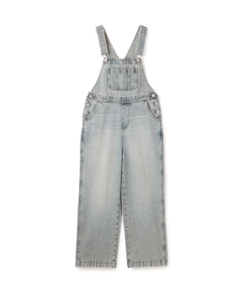 LOVETOXIC(ラブトキシック)の「【GOODPRICE】【ベーシック】デニムオーバーオール(つなぎ/オールインワン・キッズ・グレー/ブルー/サックスブルー/ライトグレー・L:160cm/S:140cm/M:150cm/LL(170cm))」の16枚目の写真
