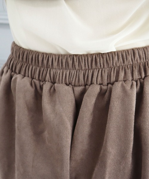 CECIL McBEE（セシルマクビー）の「スエードポンチフロント編み上げキャミセットアップ（ワンピース・レディース・ブラウン/モカ/ブラック・LARGE/MEDIUM）」の15枚目の写真