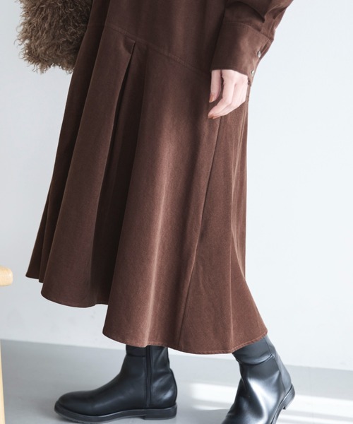 セール】コーデュロイカラーレスワンピース（ワンピース）｜DOUX