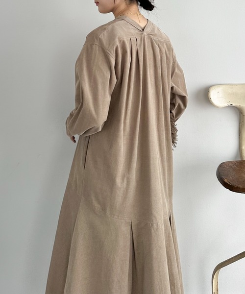 ドゥ アルシーヴ（Doux archives）/コーデュロイカラーレスワンピース セール】コーデュロイカラーレスワンピース（ワンピース）｜DOUX
