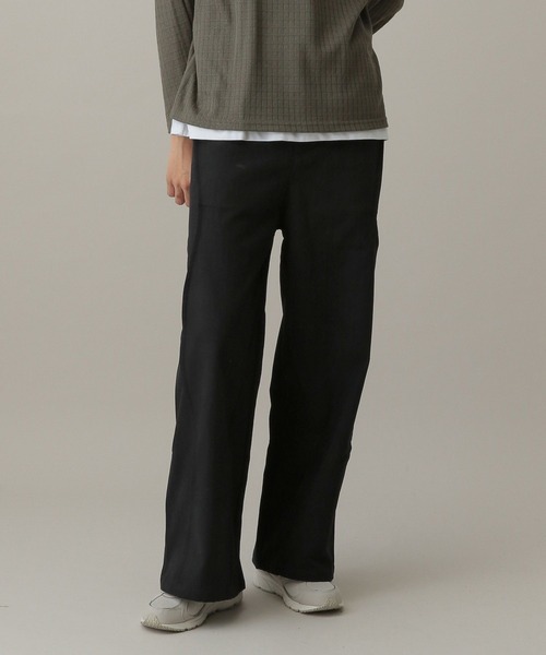 LAND MUSEUM(ランドミュージアム)の「LAND MUSEUM/ウェーブデザインパンツ(その他パンツ・メンズ・ブラック/ブラウン・LARGE/MEDIUM)」の1枚目の写真