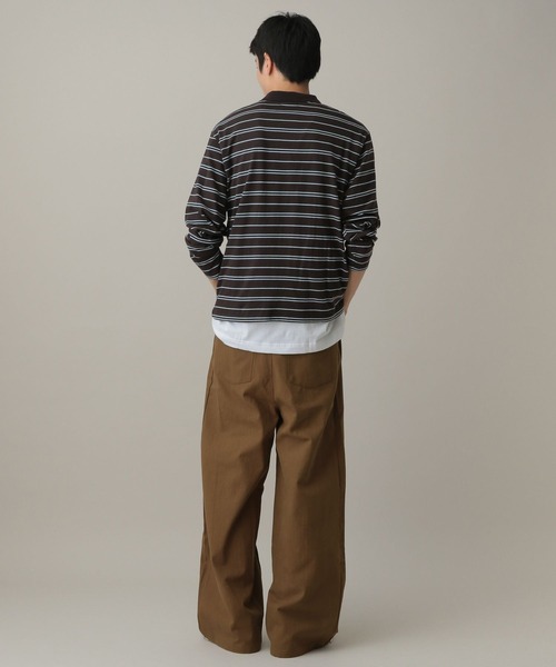 LAND MUSEUM(ランドミュージアム)の「LAND MUSEUM/ウェーブデザインパンツ(その他パンツ・メンズ・ブラック/ブラウン・LARGE/MEDIUM)」の12枚目の写真