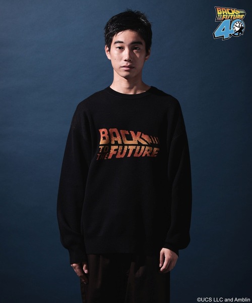 バック・トゥ・ザ・フューチャー】コラボダブルジャカードニット