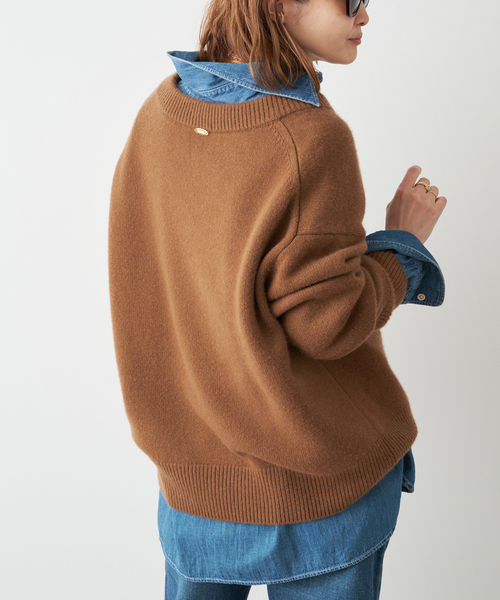 Deuxieme Classe★CASHY OVER Vネック プルオーバー新品 セール】*CASHY OVER Vネック プルオーバー（ニット/セーター