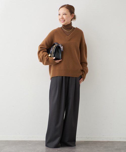 Deuxieme Classe（ドゥーズィエムクラス）の「*CASHY OVER Vネック