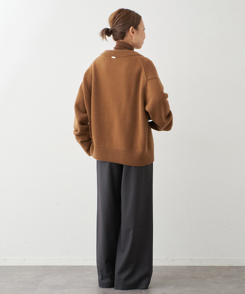 CASHY OVER Vネック プルオーバー（ニット/セーター）｜Deuxieme