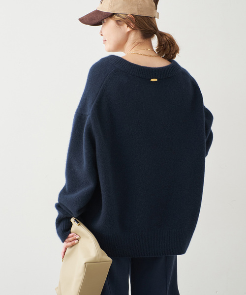 CASHY OVER Vネック プルオーバー（ニット/セーター）｜Deuxieme