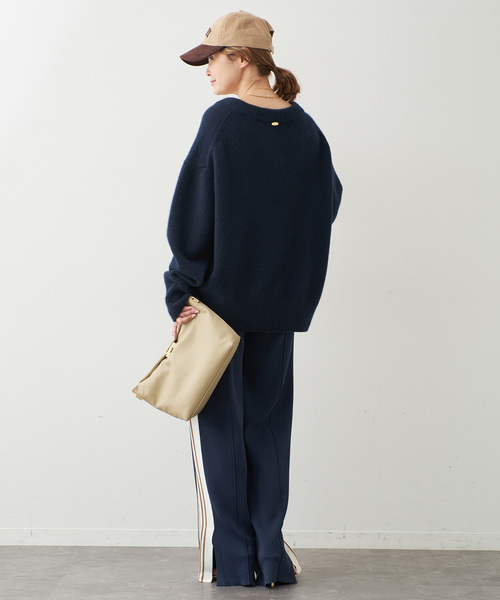 CASHY OVER Vネック プルオーバー（ニット/セーター）｜Deuxieme