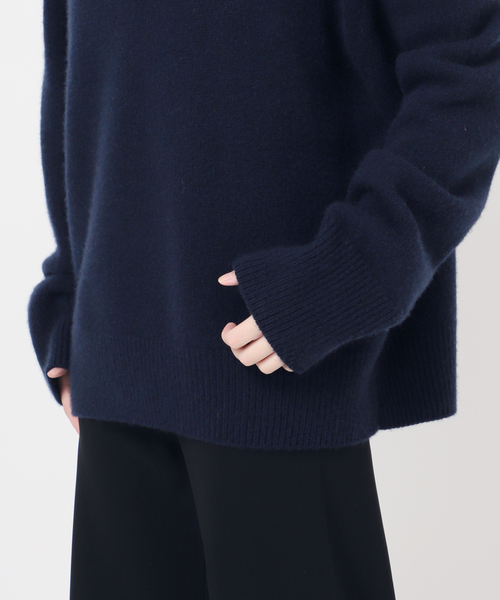 CASHY OVER Vネック プルオーバー（ニット/セーター）｜Deuxieme