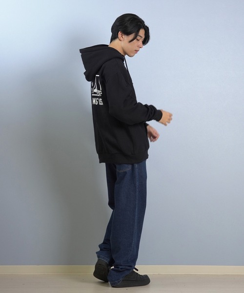 LURKING CLASS(ラーキングクラス)の「LURKING CLASS/ラーキングクラス フルジップパーカー バックプリント ST25FUM02(パーカー・メンズ・グレー/ブラック・M/XL/L)」の16枚目の写真