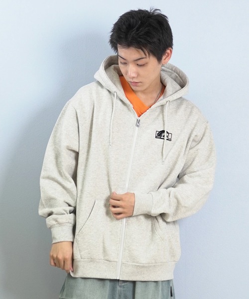 LURKING CLASS(ラーキングクラス)の「LURKING CLASS/ラーキングクラス フルジップパーカー バックプリント ST25FUM02(パーカー・メンズ・グレー/ブラック・M/XL/L)」の17枚目の写真