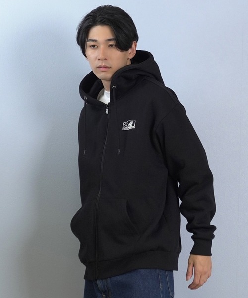 LURKING CLASS(ラーキングクラス)の「LURKING CLASS/ラーキングクラス フルジップパーカー バックプリント ST25FUM02(パーカー・メンズ・グレー/ブラック・M/XL/L)」の12枚目の写真