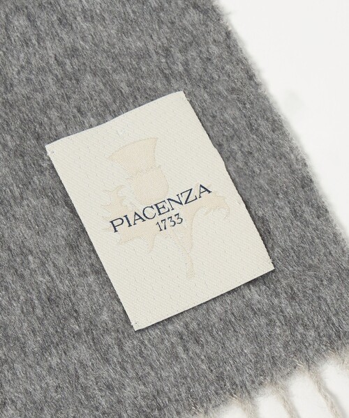 PIACENZA（ピアチェンツァ）の「【別注】＜PIACENZA＞シルク/カシミヤ マフラー（マフラー・レディース・グレー系/ピンク/ベージュ/イエロー・FREE）」の6枚目の写真