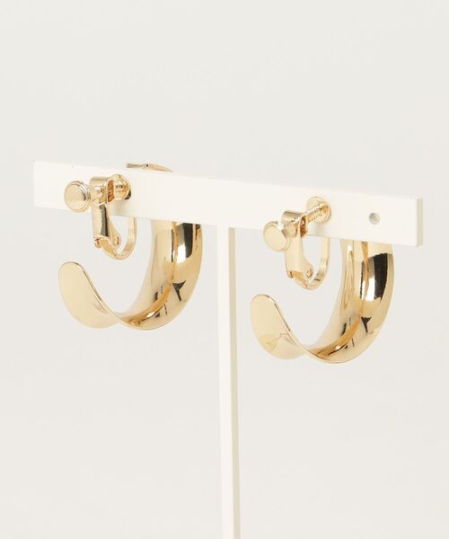 NANO universe（ナノユニバース）の「フープイヤリング（イヤリング・レディース・シルバー/ゴールド・F）」の10枚目の写真