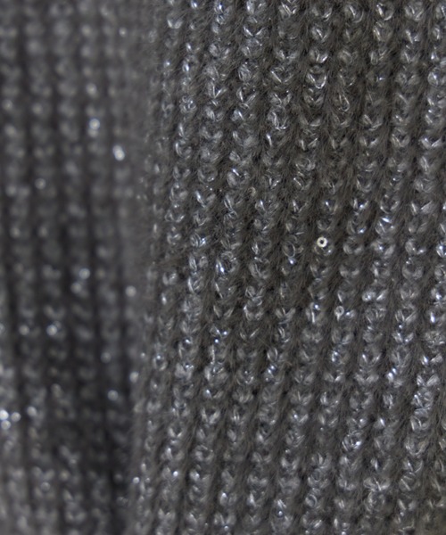 INED（イネド）の「オフショルダー風グリッターニット（ニット/セーター・レディース・サンドグレー/グレー・11号/9号）」の18枚目の写真