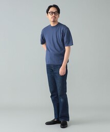 BEAMS F | 【別注】LORENZONI / コットン 12ゲージ ハイネック ショートスリーブ ニット(Tシャツ/カットソー)