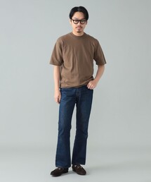 【別注】LORENZONI / コットン 12ゲージ ハイネック ショートスリーブ ニット