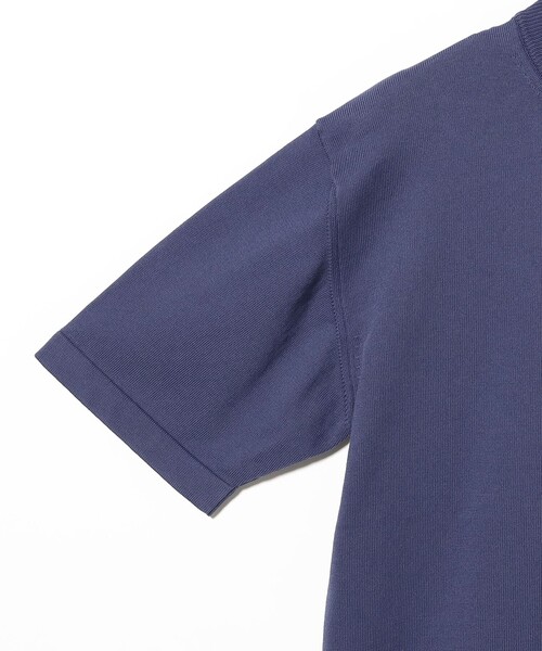 BEAMS F（ビームスエフ）の「【別注】LORENZONI / コットン 12ゲージ ハイネック ショートスリーブ ニット（Tシャツ/カットソー・メンズ・ロイヤルブルー/ブラウン系その他5/グリーン系その他2・50/48/46）」の15枚目の写真