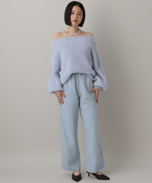 A part by（アパートバイ）の「ウォームニットシャギープルオーバー（ニット/セーター・レディース・ブラウン/ブルー系その他2/ライトグレー・FREE）」の9枚目の写真