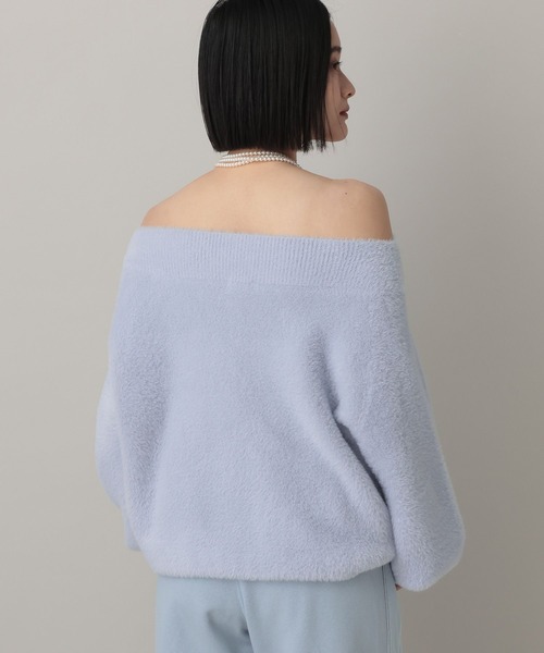 A part by（アパートバイ）の「ウォームニットシャギープルオーバー（ニット/セーター・レディース・ブラウン/ブルー系その他2/ライトグレー・FREE）」の13枚目の写真