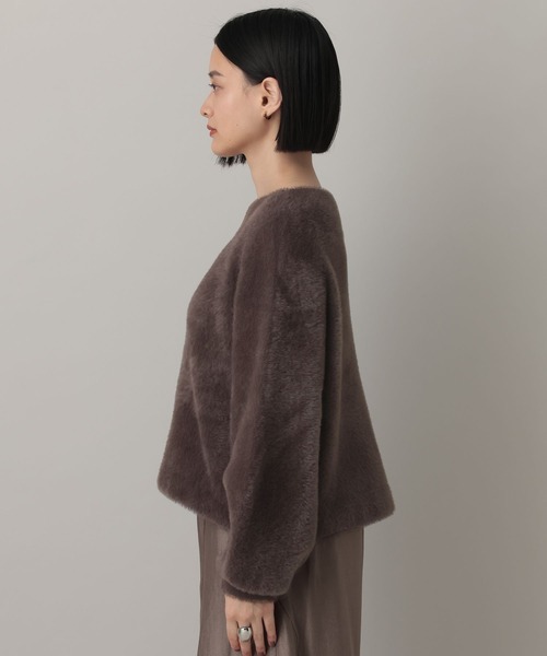 A part by（アパートバイ）の「ウォームニットシャギープルオーバー（ニット/セーター・レディース・ブラウン/ブルー系その他2/ライトグレー・FREE）」の17枚目の写真