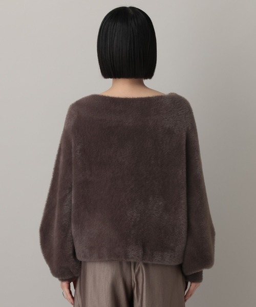 A part by（アパートバイ）の「ウォームニットシャギープルオーバー（ニット/セーター・レディース・ブラウン/ブルー系その他2/ライトグレー・FREE）」の18枚目の写真