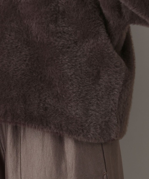 A part by（アパートバイ）の「ウォームニットシャギープルオーバー（ニット/セーター・レディース・ブラウン/ブルー系その他2/ライトグレー・FREE）」の22枚目の写真