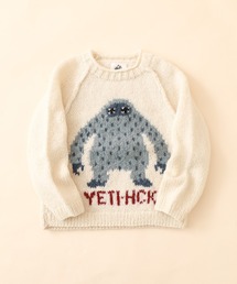 HIMALAYAN CLIMBER'S HAND-KNIT レディース手編みYETIジャカードクルー