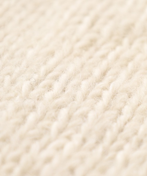 FUNALIVE(ファンアライブ)の「HIMALAYAN CLIMBER'S HAND-KNIT レディース手編みYETIジャカードクルー(ニット/セーター・レディース・アイボリー/ネイビー・M/S/L)」の3枚目の写真