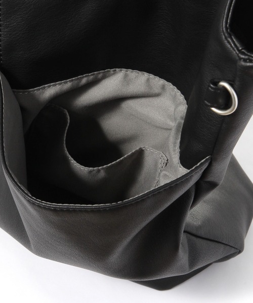 studio CLIP（スタディオクリップ）の「ポーチ付き10ポケットトートバッグ（トートバッグ・レディース・ブラック/ブラウン・FREE）」の9枚目の写真