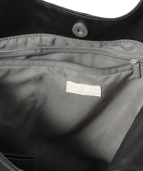 studio CLIP（スタディオクリップ）の「ポーチ付き10ポケットトートバッグ（トートバッグ・レディース・ブラック/ブラウン・FREE）」の11枚目の写真