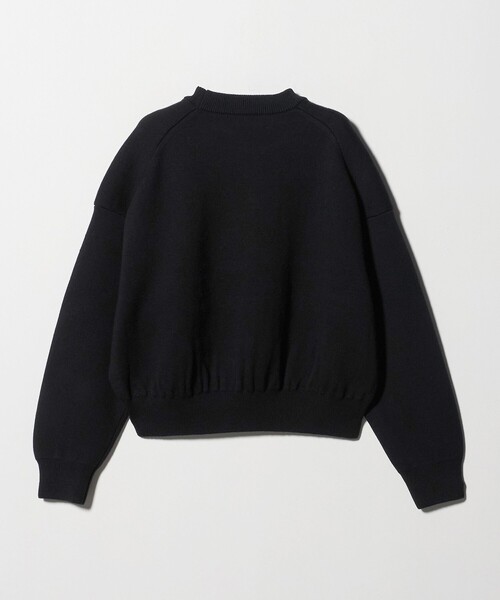 SLOANE（スローン）の「＜SLOANE＞10G ダブルフェイス プルオーバー（ニット/セーター・レディース・ブラック/ケリーグリーン・2）」の8枚目の写真