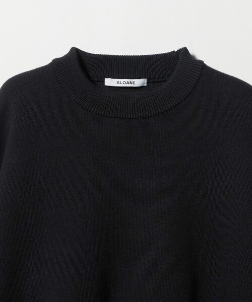 SLOANE（スローン）の「＜SLOANE＞10G ダブルフェイス プルオーバー（ニット/セーター・レディース・ブラック/ケリーグリーン・2）」の9枚目の写真