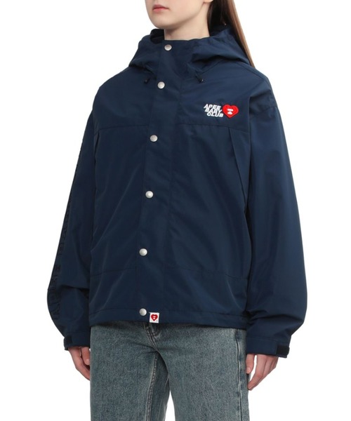 A BATHING APE（アベイシングエイプ）の「LIGHT 3-LAYER JACKET（ブルゾン・レディース・ネイビー/アイボリー・FREE）」の6枚目の写真