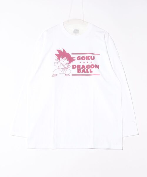 Rendez-Vous(ランデヴー)の「【 DRAGON BALL 】 ロングスリーブTシャツ 25W10(Tシャツ/カットソー・レディース・ブラック/ホワイト/ホワイト系その他・X-LARGE/LARGE)」の1枚目の写真